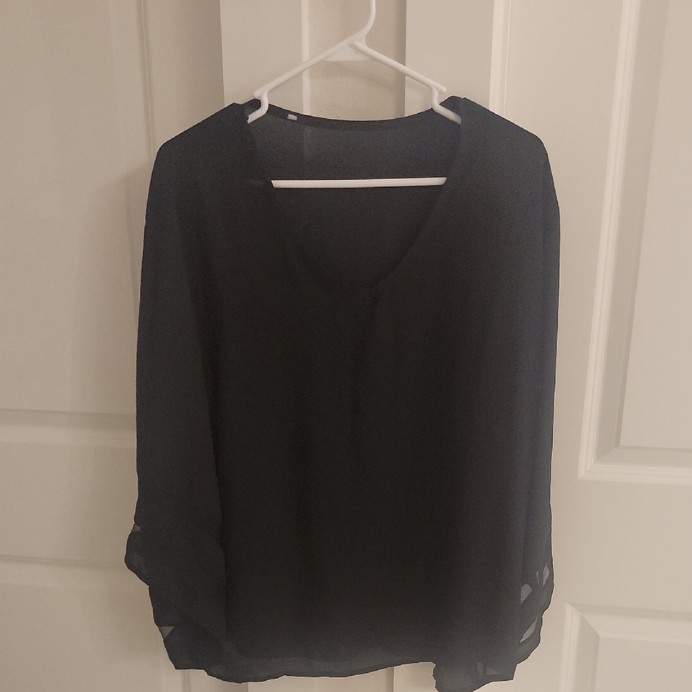 Elegant Black Women's Top